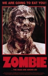 Zombie movie poster