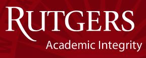 Rutgers Academic Integrity