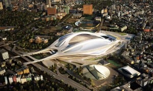 Japanese Olympic Stadium Image