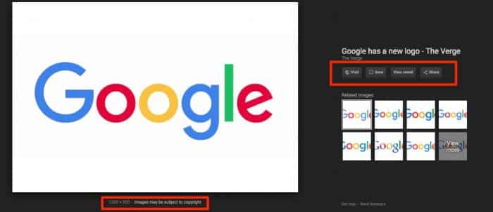 Google Image Search Example